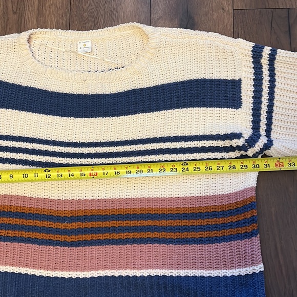 BY together oversized cable knit sweater size large - Picture 5 of 8